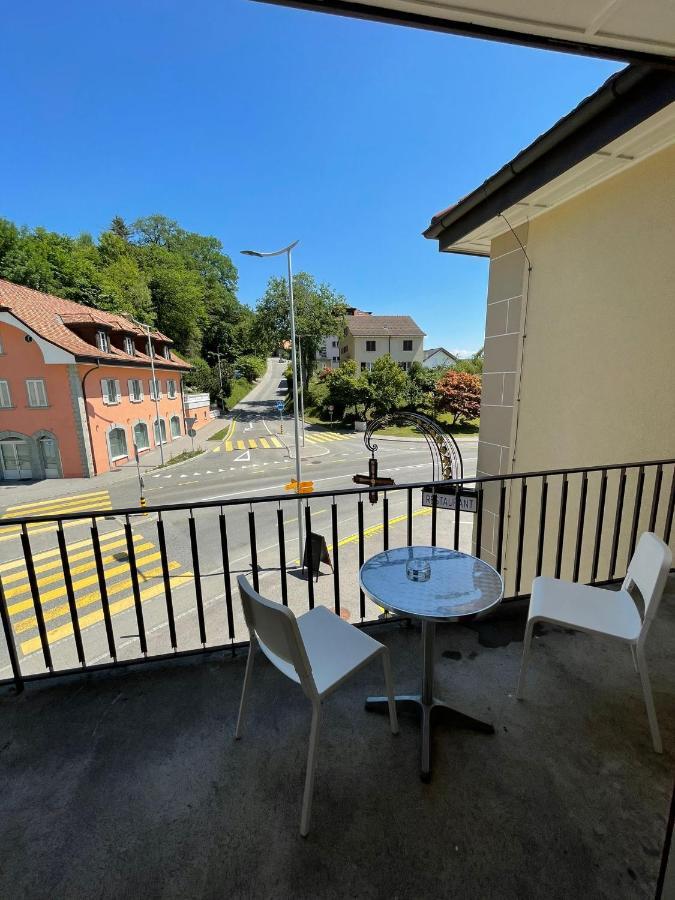La Belle-Croix Hotel Romont Buitenkant foto